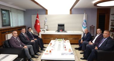 MHP Genel Başkan Yardımcısı Özdemir ile Milletvekili Ersoy'dan Başkan Büyükkılıç'a Ziyaret