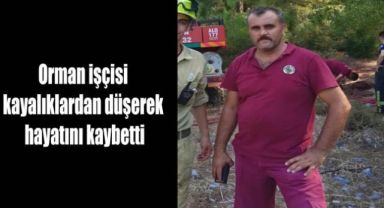 Muğla'da orman kesim işçisi kayalıklardan düşerek hayatını kaybetti