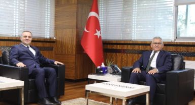 Rektör Altun, Vali Çiçek ve Başkan Büyükkılıç’ı Ziyaret Etti