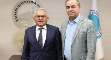 Başkan Büyükkılıç'a Ziyaretçi Yoğunluğu