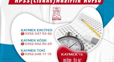Büyükşehir KAYMEK'ten Bir İlk Daha: Yüz Yüze KPSS Lisans Kursu