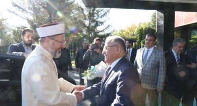 Diyanet İşleri Başkanı Erbaş'tan Başkan Büyükkılıç'a Ziyaret