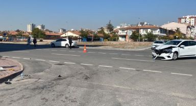 Kazada savrulan otomobil çocuklara çarptı: 2 yaralı