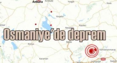 Osmaniye'de deprem! 5,1 şiddetinde sarsıntı meydana geldi