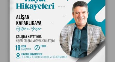 Talas Belediyesinde Alişan Kapaklıkaya Söyleşisi