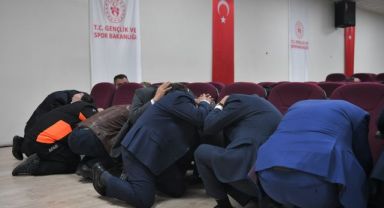 Başkan Büyükkılıç, ‘Çök-Kapan-Tutun’ Tatbikatına Katıldı