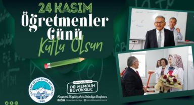 Başkan Büyükkılıç, Eğitim Ve Öğretimin Kahramanı Öğretmenlerin Gününü Kutladı