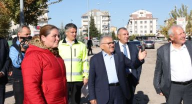 Başkan Büyükkılıç'tan Yol Yapım Çalışmalarına Yakın Takip