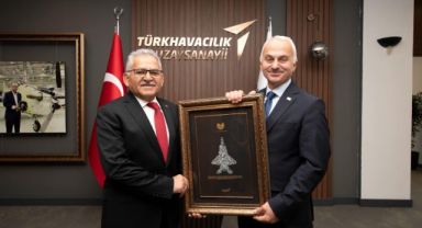 Başkan Büyükkılıç, TUSAŞ Genel Müdürü Kotil'i Ziyaret Etti
