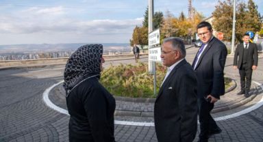 Büyükkılıç'tan Mimarsinan'da Çay Eşliğinde