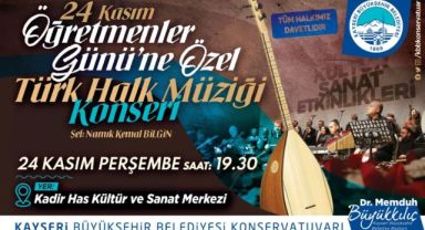 Büyükşehir'den Öğretmenler Günü'ne Özel Konser