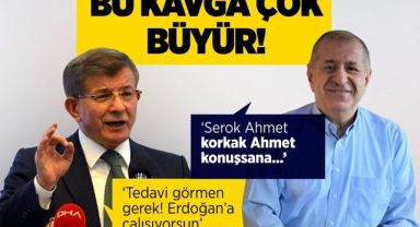 'Korkak Ahmet' dediği Davutoğlu'ndan Ümit Özdağ'a bomba yanıt: Tedavi görmesi gereken biri