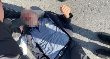 Otomobilin çarptığı bisikletli yaralandı