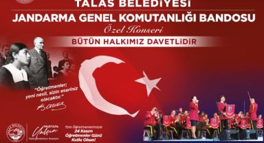 Talas'ta Jandarma Konseri Heyecanı