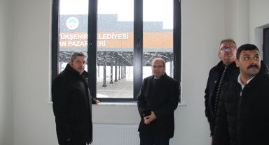 Başkan Altun Ve Kaymakam Gülen Haftaya Açılışı Gerçekleştirilecek Bünyan Mini Terminalinde İncelemelerde Bulundu