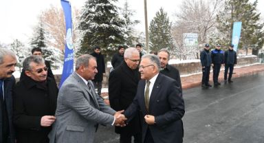 Başkan Büyükkılıç, Çatakdere'de İlk Doğal Gazı Yaktı, Pişirilen İlk Kahveyi İçti