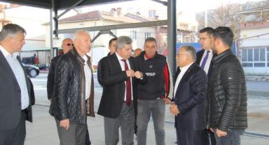 Başkanlar Bünyan Kapalı Pazar Yeri Ve Mini Terminalde İncelemelerde Bulundu