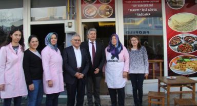 Bünyan'da Kurulan Kadın Kooperatifi Ziyaret Edildi