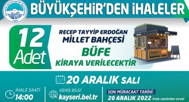 Büyükşehir'den İhaleler