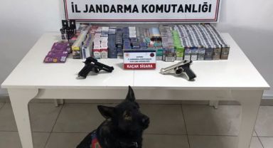 Jandarmadan kaçak alkol ve sigara operasyonu