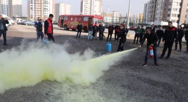 KASKİ'de Yangın Tatbikatı