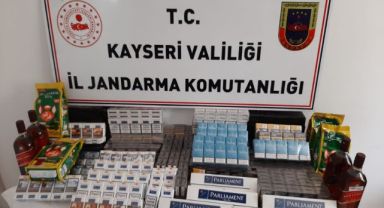 Kayseri İl Jandarma Komutanlığı Kaçak Sigara Operasyonu