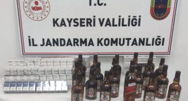Kayseri İl Jandarma Komutanlığı KOM Ş.Md.lüğü tarafından yapılan istihbari calışmalar neticesinde şüpheli gözaltına alınmıştır.