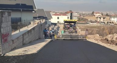 Melikgazi Belediyesi Becen Mahallesi’nde Asfalt Çalışması Başlattı