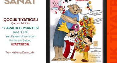 Talas’ta Cuma Yetişkin, Cumartesi Çocuk Tiyatrosu