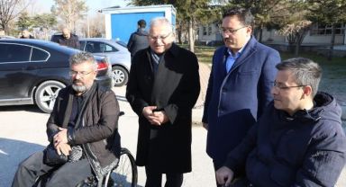 Vali Çiçek ve Başkan Büyükkılıç'tan Engelli Vatandaşlara