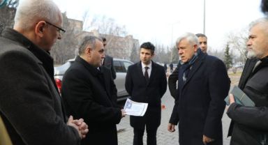 Rektör Altun, Hastane Bölgesinde Planlanan İyileştirme Çalışmasını Yerinde İnceledi