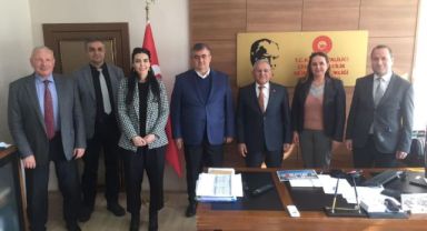 Başkan Büyükkılıç'tan Çevre, Şehircilik ve İklim Değişikliği İl Müdürlüğü'ne Ziyaret