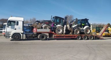 Büyükşehir'den Deprem Bölgesine 10 Konteyner Ev Ve 2 İş Makinesi Kepçe Daha