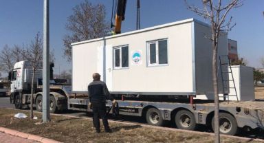 Büyükşehir'den Sarız'a 5 Adet Konteyner