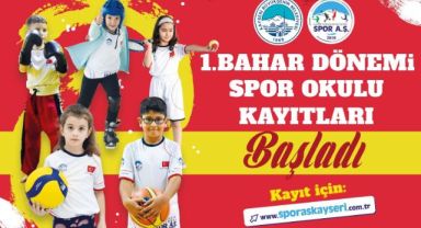 Büyükşehir Spor A.Ş.'nin Bahar Dönemi Spor Okulları Kayıtları Başladı