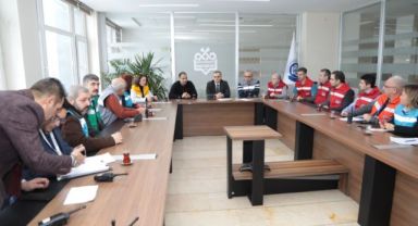 ERÜ’DE “AFET EKİBİ TOPLANTISI” GERÇEKLEŞTİRİLDİ