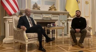 Joe Biden Ukrayna'nın başkenti Kiev'de