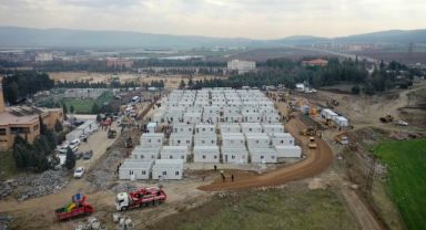 Kayseri Büyükşehir, Kahramanmaraş'a İlk Konteyner Kenti Kurdu