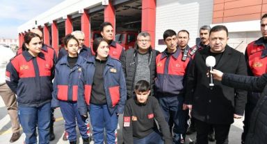 Kayseri OSB Yönetimi, Kayseri OSB İtfaiyesi Deprem Kahramanlarına Teşekkür Etti.