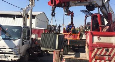 KCETAŞ, Kahramanmaraş'ta Yıkılan Enerji Hatlarını Onarıyor