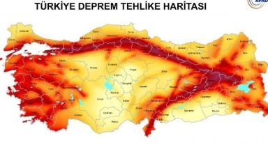 Türkiye, deprem konusunda dünyanın 5. tehlikeli ülkesi