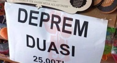 25 TL'ye Deprem Duası