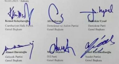 6'lı Masa'nın ortak metnine Babacan'ın imzası damga vurdu!
