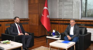 Başkan Büyükkılıç'a Kaymos'un Yeni Yönetiminden Ziyaret