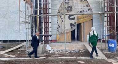 Başkan Büyükkılıç, Büyükşehir ile Hayırsever İş Birliğinde Yapımı Devam Eden Cami İnşaatını İnceledi