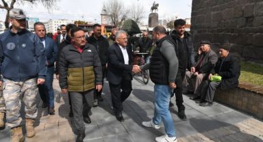Başkan Büyükkılıç, Vali Çiçek ile Birlikte Esnaf Ziyaretinde