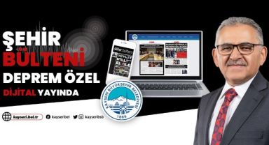 Büyükşehir Bülteni “deprem özel” sayısı yayında