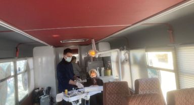 Büyükşehir Gezici Ağız Ve Diş Sağlığı Kliniği'nden Deprem Bölgesinde Binlerce Vatandaşa Hizmet