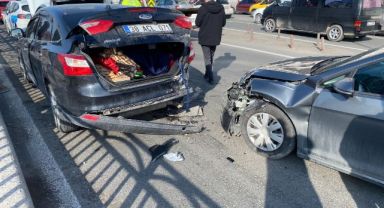 Kayseri’de 10 otomobil birbirine girdi: 2 yaralı