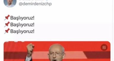 Kılıçdaroğlu'nun başdanışmanı önce yazdı sonra sildi: 'Başlıyoruz başlıyoruz başlıyoruz'